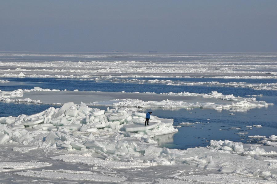 Черное Море Зимой Фото